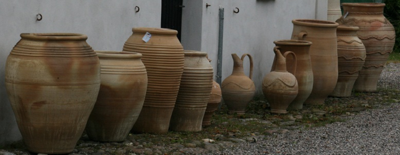 Store krukker – fra terrazzo manden